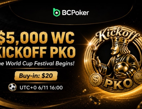 BCPoker lanserer VM-serien med freerolls og turneringer med garantert premiepott